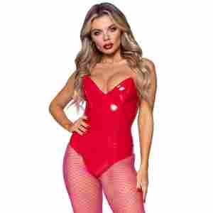 Vinyl Boned Bodysuit
