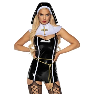 Vinyl Sinful Sister Romper