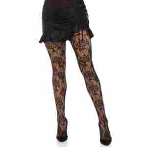 Wild Rose Net Pantyhose