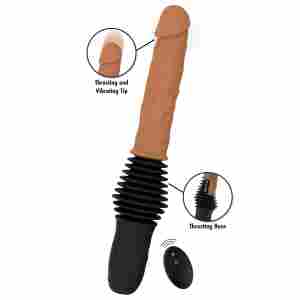 Realistic Double Thrusting Vibrator